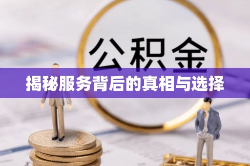 衡水揭秘服务背后的真相与选择