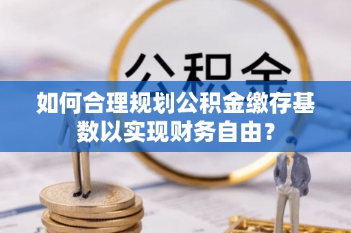衡水如何合理规划公积金缴存基数以实现财务自由？