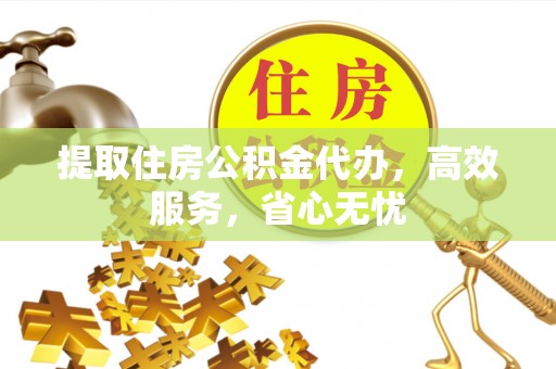 衡水提取住房公积金代办，高效服务，省心无忧