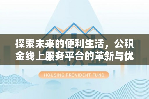 衡水探索未来的便利生活，公积金线上服务平台的革新与优势