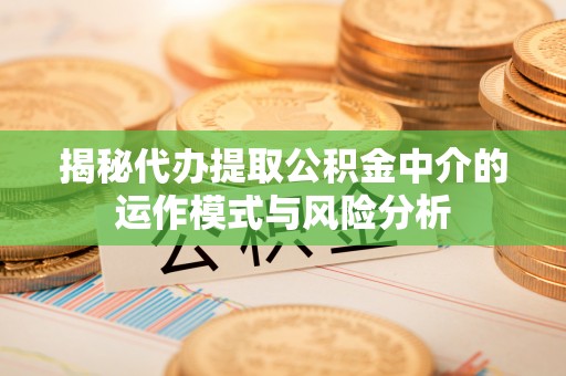 衡水揭秘代办提取公积金中介的运作模式与风险分析