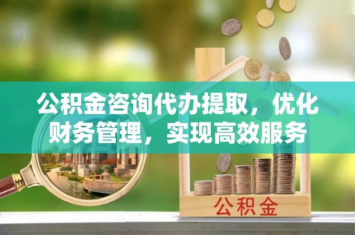 衡水公积金咨询代办提取，优化财务管理，实现高效服务