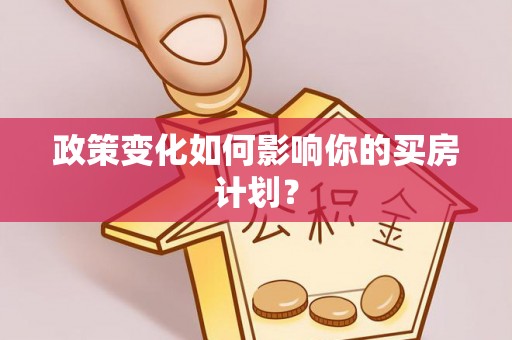 衡水政策变化如何影响你的买房计划？