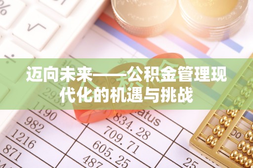 衡水迈向未来——公积金管理现代化的机遇与挑战