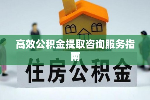衡水高效公积金提取咨询服务指南